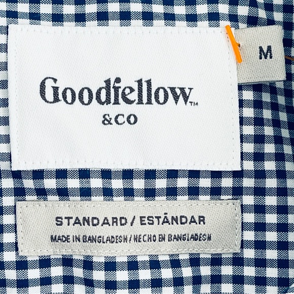 Goodiellow & Co Dress Shirt Checked Standard Fit - Picture 8 of 8